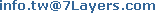 In order to reduce the amount of spam this Email address does not work as a link, it has to be copied manually. Thanks for your understanding. The 7 layers webmaster.